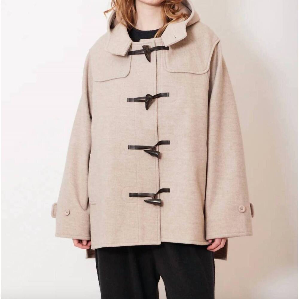 NEW COG THE BIG SMOKE kelly pentagon duffle coat in wheat